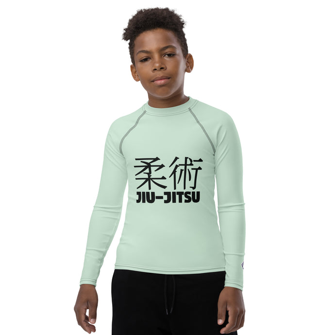 Boys Youth Rash Guard – Classic Long Sleeve BJJ Compression Wear – Surf Crest Alt
