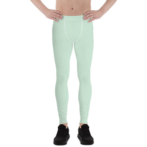 Casual Cool: Solid Color Athletic Leggings for Him - Surf Crest