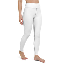 Chic Comfort: Women's Solid Color Workout Yoga Pants - Snow