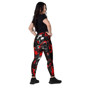City Streets Style: Women's Urban Decay 001 Running Leggings from Mile After Mile Exclusive Leggings Pockets Running Tights Womens