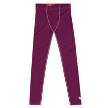 City Vibes: Solid Color Yoga Pants Leggings for Him - Tyrian Purple