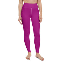 City Vibes: Solid Color Yoga Pants Leggings for Women - Fresh Eggplant