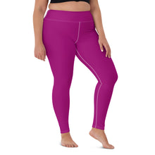 City Vibes: Solid Color Yoga Pants Leggings for Women - Fresh Eggplant
