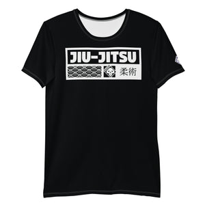 Classic Fit Jiu-Jitsu Rash Guard - Men's Short Sleeve Active Style - Noir