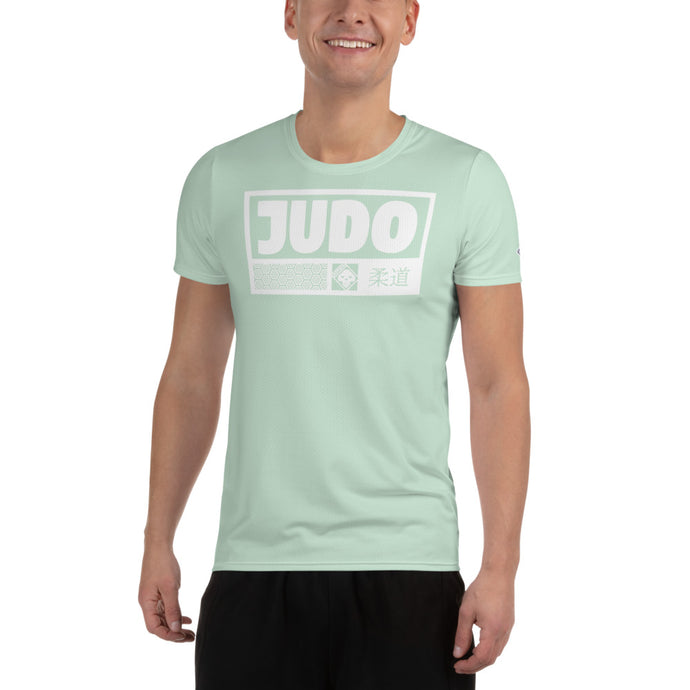 Classic Fit Judo Rash Guard for Men - Short Sleeve Activewear - Surf Crest