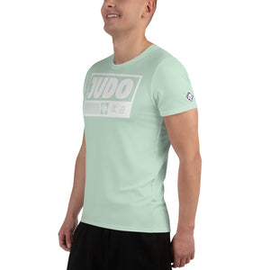 Classic Fit Judo Rash Guard for Men - Short Sleeve Activewear - Surf Crest