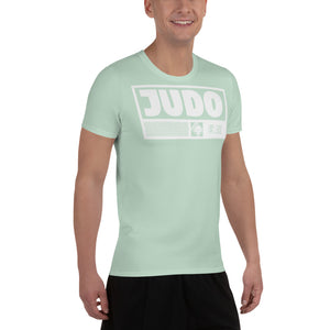 Classic Fit Judo Rash Guard for Men - Short Sleeve Activewear - Surf Crest