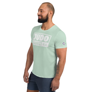 Classic Fit Judo Rash Guard for Men - Short Sleeve Activewear - Surf Crest