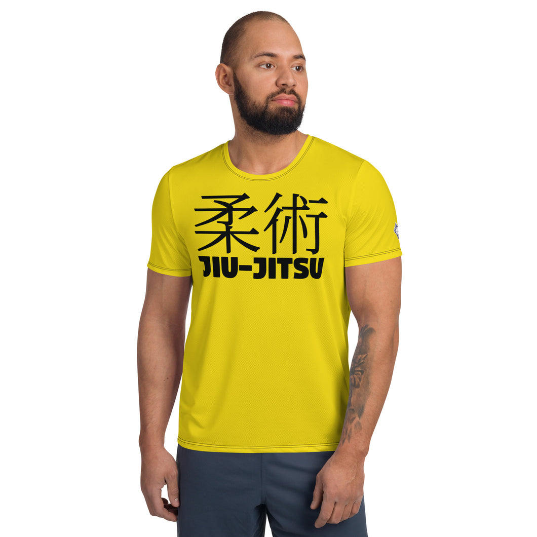 Classic Fit Men's Short Sleeve Jiu-Jitsu Rash Guard - Training Essential - Golden Sun