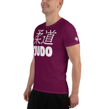 Classic Fit Men's Short Sleeve Judo Rash Guard - Versatile Training Wear - Tyrian Purple