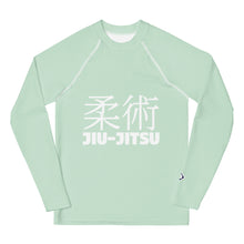 Classic Fit Youth BJJ Rash Guard – Boys Long Sleeve Performance Top – Surf Crest