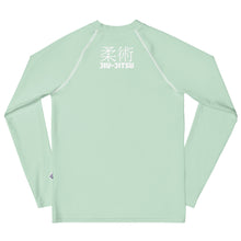 Classic Fit Youth BJJ Rash Guard – Boys Long Sleeve Performance Top – Surf Crest