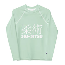 Classic Fit Youth BJJ Rash Guard – Boys Long Sleeve Performance Top – Surf Crest