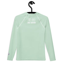 Classic Fit Youth BJJ Rash Guard – Boys Long Sleeve Performance Top – Surf Crest