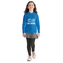 Classic Girls BJJ Rash Guard – Youth Long Sleeve Training Shirt – Azul