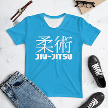 Classic Jiu-Jitsu BJJ Rash Guard for Women - Short Sleeve Edition - Cyan