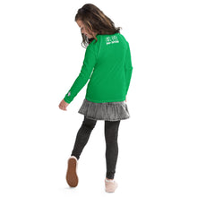 Classic Jiu-Jitsu Rash Guard for Girls – Youth Long Sleeve Uniform Top – Jade