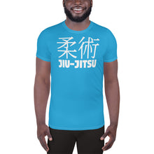 Classic Jiu-Jitsu Training Rash Guard - Men's Short Sleeve Edition - Cyan