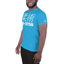 Classic Jiu-Jitsu Training Rash Guard - Men's Short Sleeve Edition - Cyan