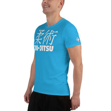 Classic Jiu-Jitsu Training Rash Guard - Men's Short Sleeve Edition - Cyan