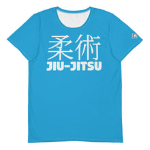 Classic Jiu-Jitsu Training Rash Guard - Men's Short Sleeve Edition - Cyan