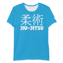 Classic Jiu-Jitsu Training Rash Guard - Men's Short Sleeve Edition - Cyan