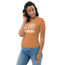 Classic Jiu-Jitsu Women's Rash Guard for BJJ - Comfortable Short Sleeves - Raw Sienna