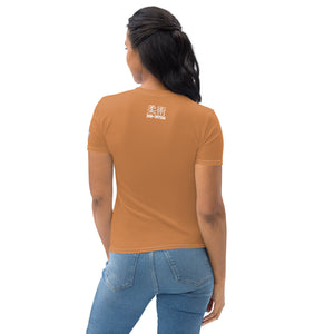 Classic Jiu-Jitsu Women's Rash Guard for BJJ - Comfortable Short Sleeves - Raw Sienna