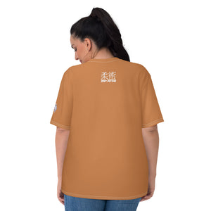 Classic Jiu-Jitsu Women's Rash Guard for BJJ - Comfortable Short Sleeves - Raw Sienna