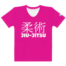 Classic Jiu-Jitsu Women's Short Sleeve Rash Guard - Perfect for Brazilian Jiu-Jitsu - Hollywood Cerise