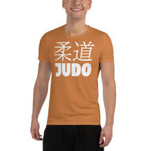 Classic Judo Rash Guard for Men - Short Sleeve Training Essential - Raw Sienna