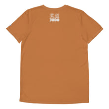 Classic Judo Rash Guard for Men - Short Sleeve Training Essential - Raw Sienna