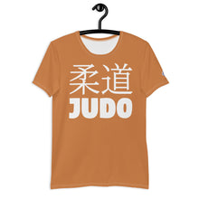 Classic Judo Rash Guard for Men - Short Sleeve Training Essential - Raw Sienna