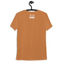 Classic Judo Rash Guard for Men - Short Sleeve Training Essential - Raw Sienna