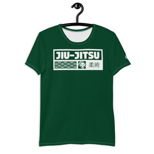 Classic Men's Jiu-Jitsu Rash Guard - Short Sleeve Martial Arts Gear - Jade