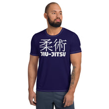 Classic Men's Jiu-Jitsu Rash Guard - Short Sleeve Performance Fit - Midnight Blue