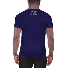 Classic Men's Jiu-Jitsu Rash Guard - Short Sleeve Performance Fit - Midnight Blue