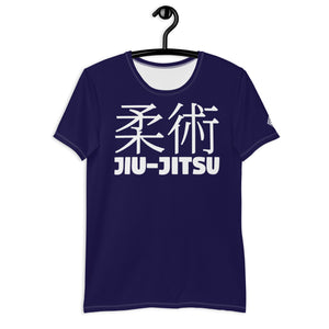 Classic Men's Jiu-Jitsu Rash Guard - Short Sleeve Performance Fit - Midnight Blue