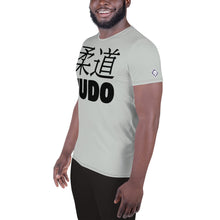 Classic Men's Judo Rash Guard - Short Sleeve Martial Arts Gear - Smoke