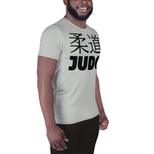 Classic Men's Judo Rash Guard - Short Sleeve Martial Arts Gear - Smoke