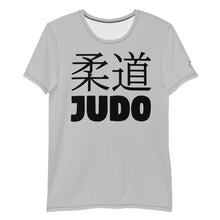 Classic Men's Judo Rash Guard - Short Sleeve Martial Arts Gear - Smoke