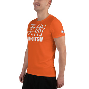 Classic Training Rash Guard for Men - Jiu-Jitsu Short Sleeve Edition - Flamingo