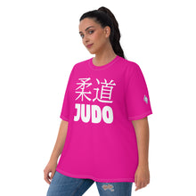 Classic Women's Judo Rash Guard - Short Sleeve Comfort for BJJ - Hollywood Cerise