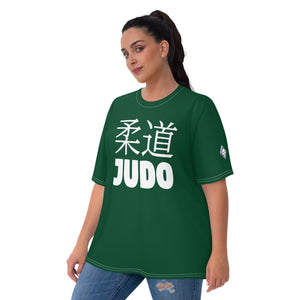 Classic Women's Judo Rash Guard - Short Sleeves for Training Comfort - Sherwood Forest