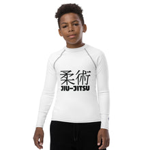 Classic Youth Boys BJJ Gear – Long Sleeve Rash Guard for Jiu-Jitsu – Snow