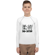 Classic Youth Boys BJJ Gear – Long Sleeve Rash Guard for Jiu-Jitsu – Snow