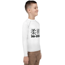 Classic Youth Boys BJJ Gear – Long Sleeve Rash Guard for Jiu-Jitsu – Snow