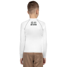 Classic Youth Boys BJJ Gear – Long Sleeve Rash Guard for Jiu-Jitsu – Snow