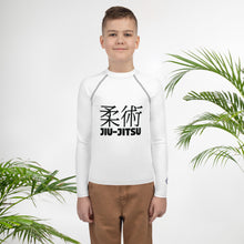 Classic Youth Boys BJJ Gear – Long Sleeve Rash Guard for Jiu-Jitsu – Snow