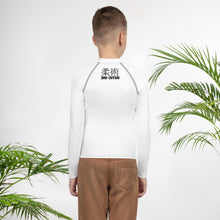Classic Youth Boys BJJ Gear – Long Sleeve Rash Guard for Jiu-Jitsu – Snow